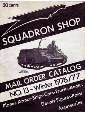 Squadron Shop No 13 Winter 1976 1977 Mail Order Catalog 38 Pages